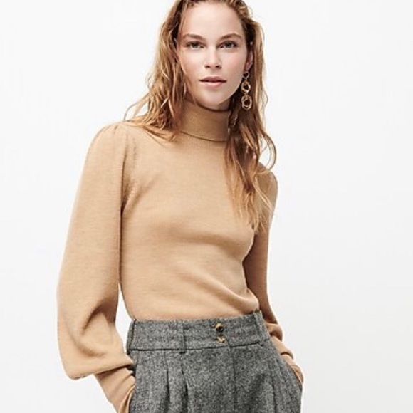 Jcrew Balloonsleeve Turtleneck Sweater 